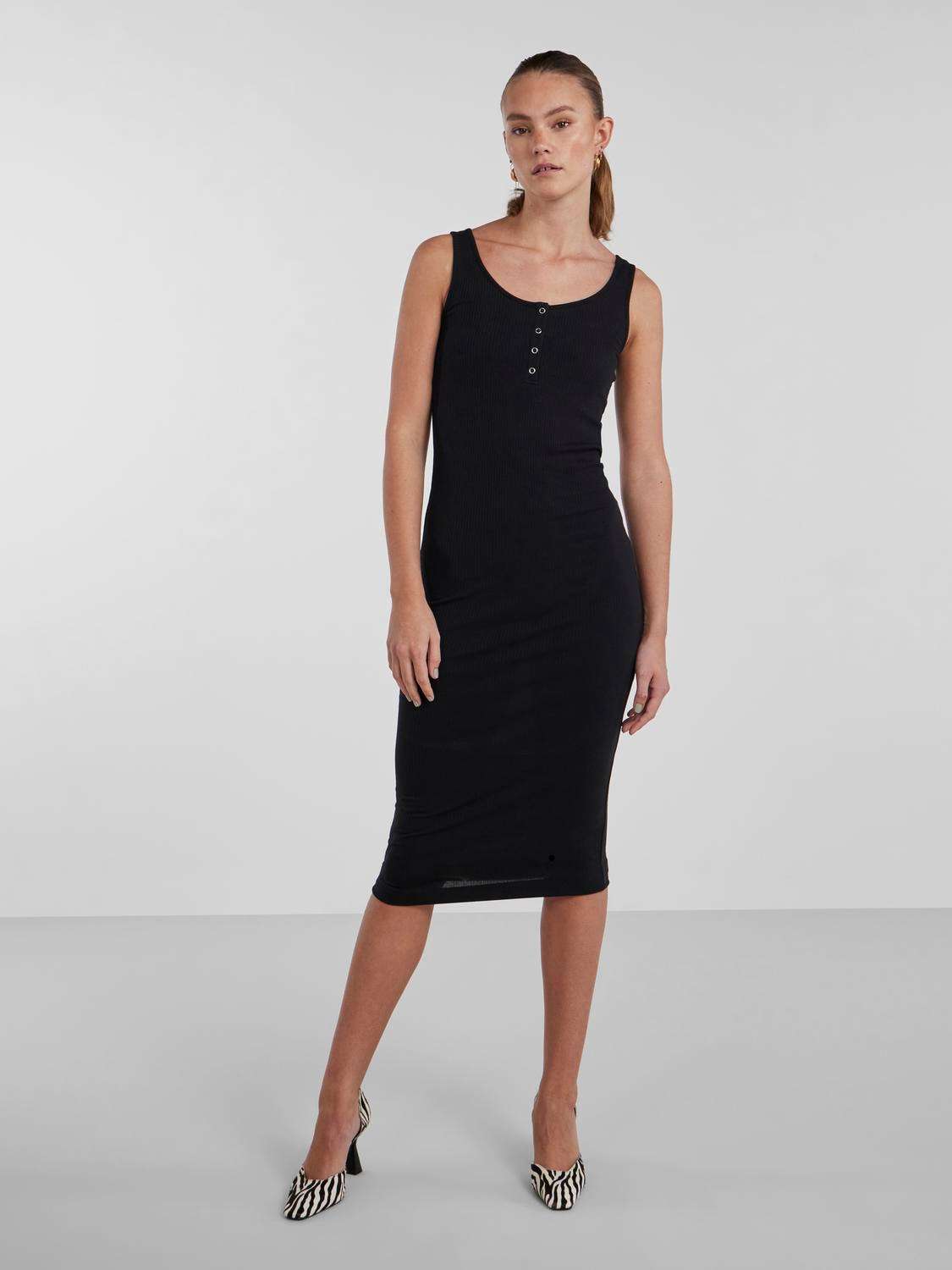 Платье из джерси PCKITTE TANK MIDI DRESS NOOS