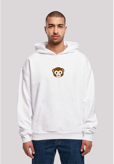 Толстовка с капюшоном»emoji couture smiling monkey furry face«