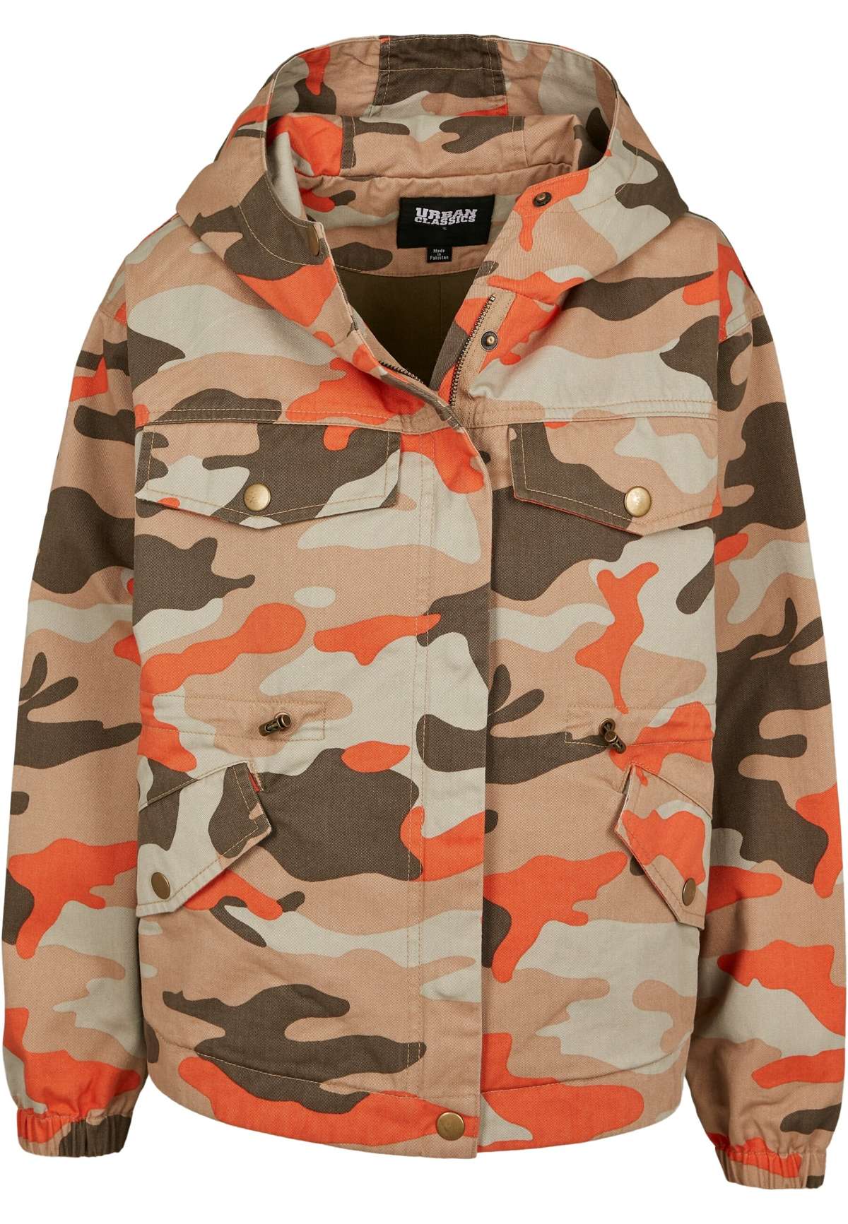 Всепогодная куртка Urban Classics Damen Ladies Oversized Camo Parka Jacket