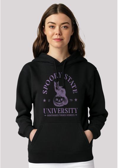 Толстовка с капюшоном Halloween University Spooky state cat