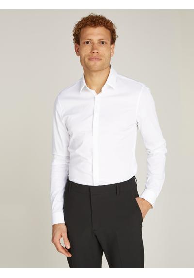 Рубашка с длинными рукавами и вышивкой логотипа POPLIN HP EXTRA SLIM SHIRT