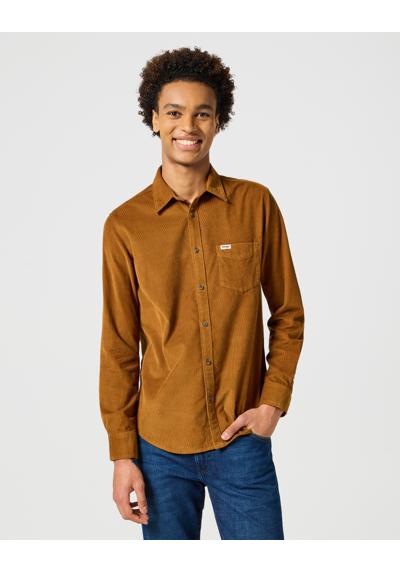 Рубашка с длинными рукавами и логотипом 1 PKT CORDUROY SHIRT