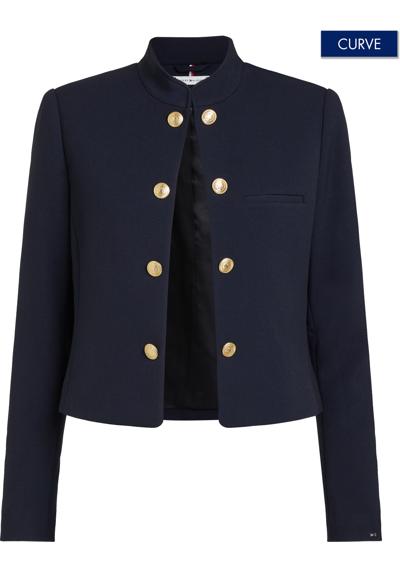 Короткий пиджак больших размеров с вышивкой логотипа CRV PUNTO SHORT SB BLAZER JACKET