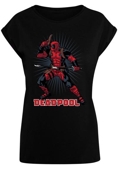 футболка Damen Ladies Deadpool - Gun Sword Burst T-Shirt