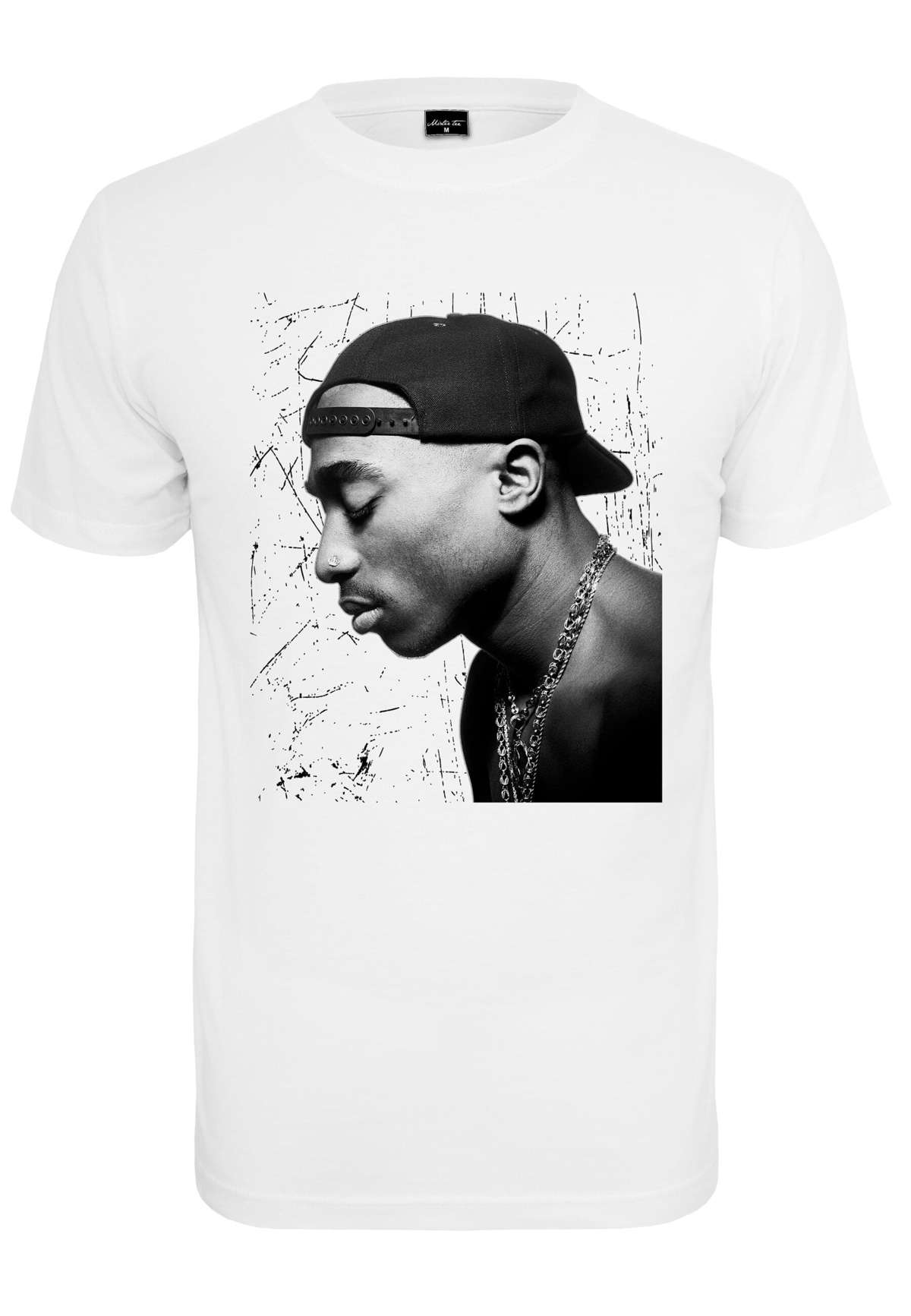 футболка»Herren Tupac Cracked Background Tee«