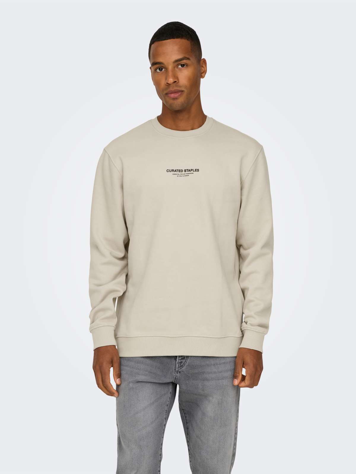 толстовка ONSCURATED REG CREW NECK SWEAT