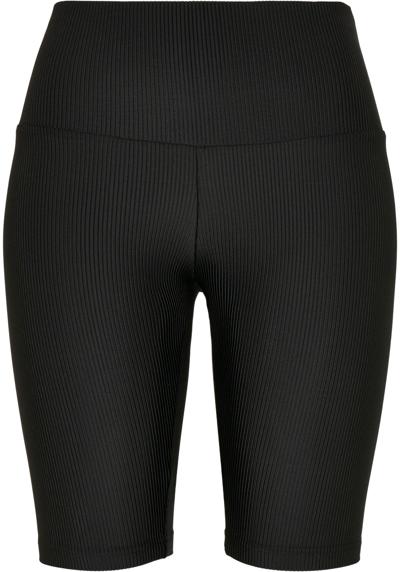 Тканевые брюки »Urban Classics Damen Ladies High Waist Shiny Rib Cycle Shorts«