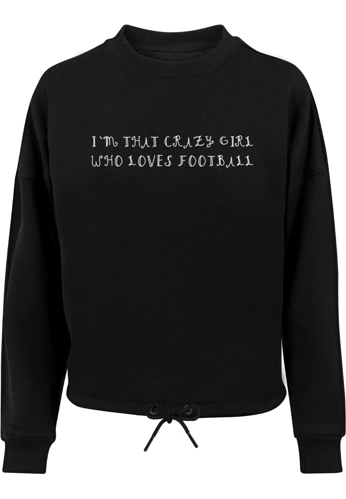 Свитера »Damen Ladies Crazy Football Girl Oversize Crewneck«