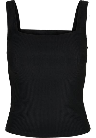 Мышечная рубашка »Urban Classics Damen Ladies Squard Neckline Rib Top«