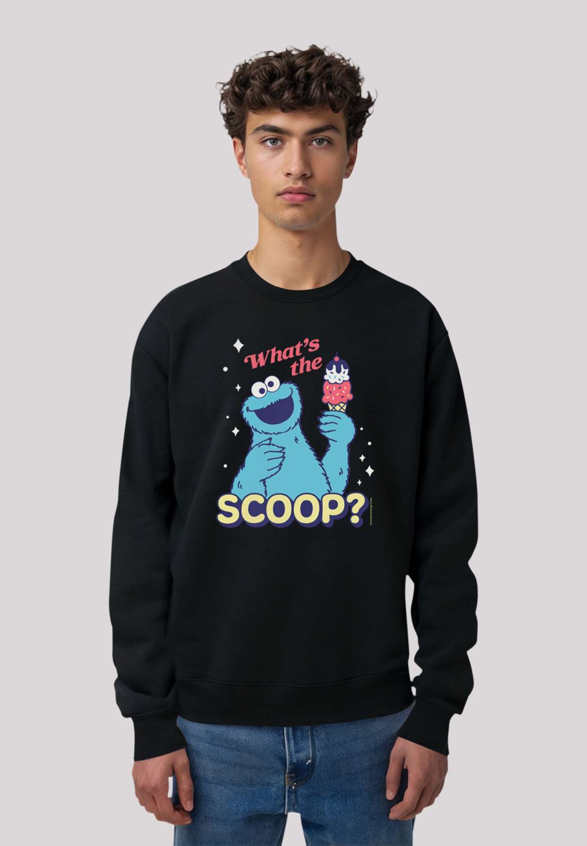 толстовка»Sesamstra?e Cookie Monster Scoop«