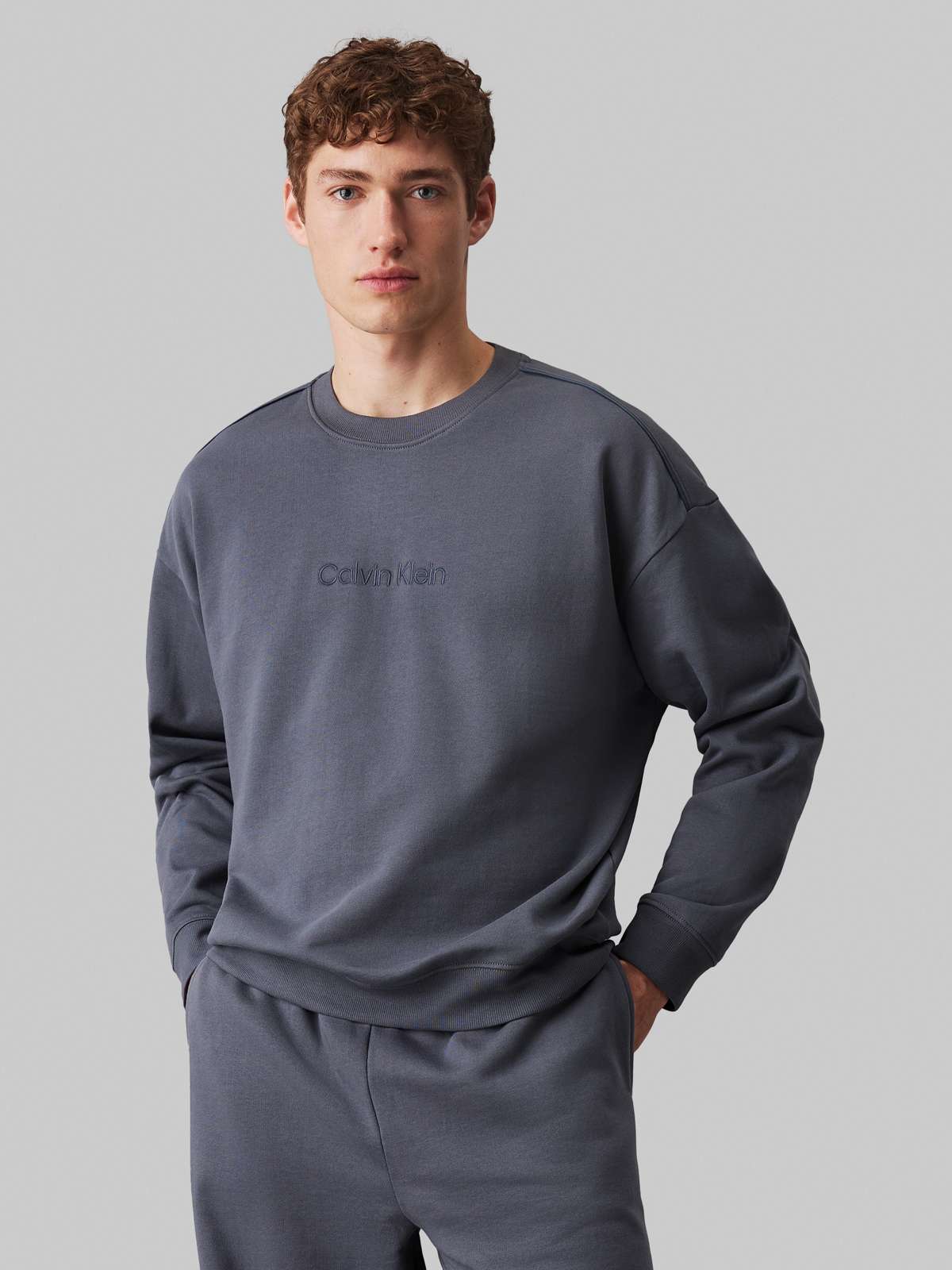 Толстовка с вышивкой логотипа»L/S SWEATSHIRT«