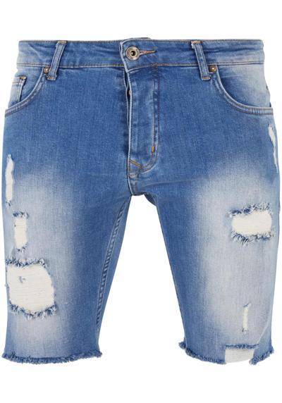 шорты Herren 2Y Destroyed Skinny Denim Shorts