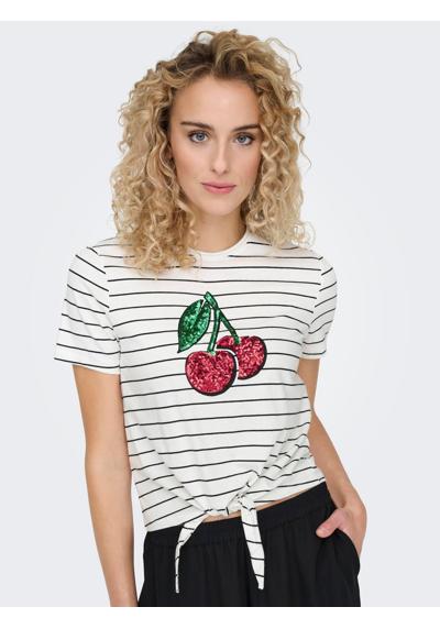 Рубашка с коротким рукавом »ONLKITA LIFE S/S FRUIT KNOT TOP BOX JRS«