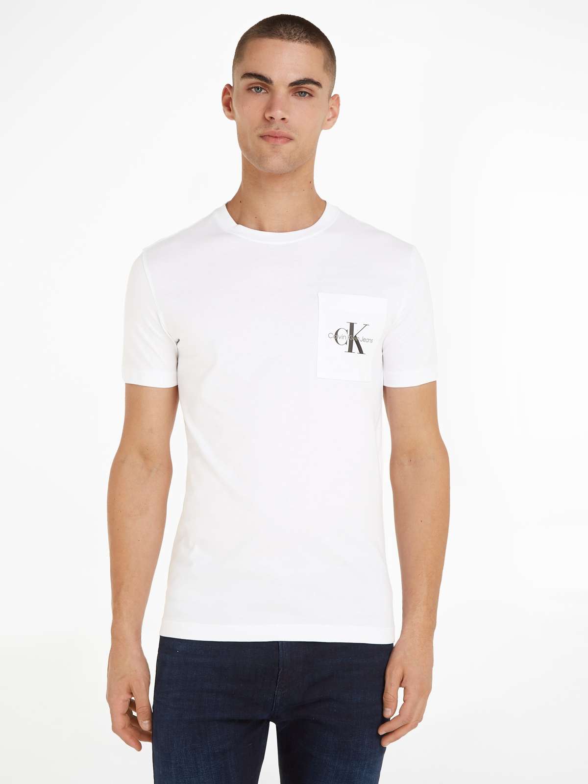 футболка CORE MONOGRAM POCKET SLIM TEE