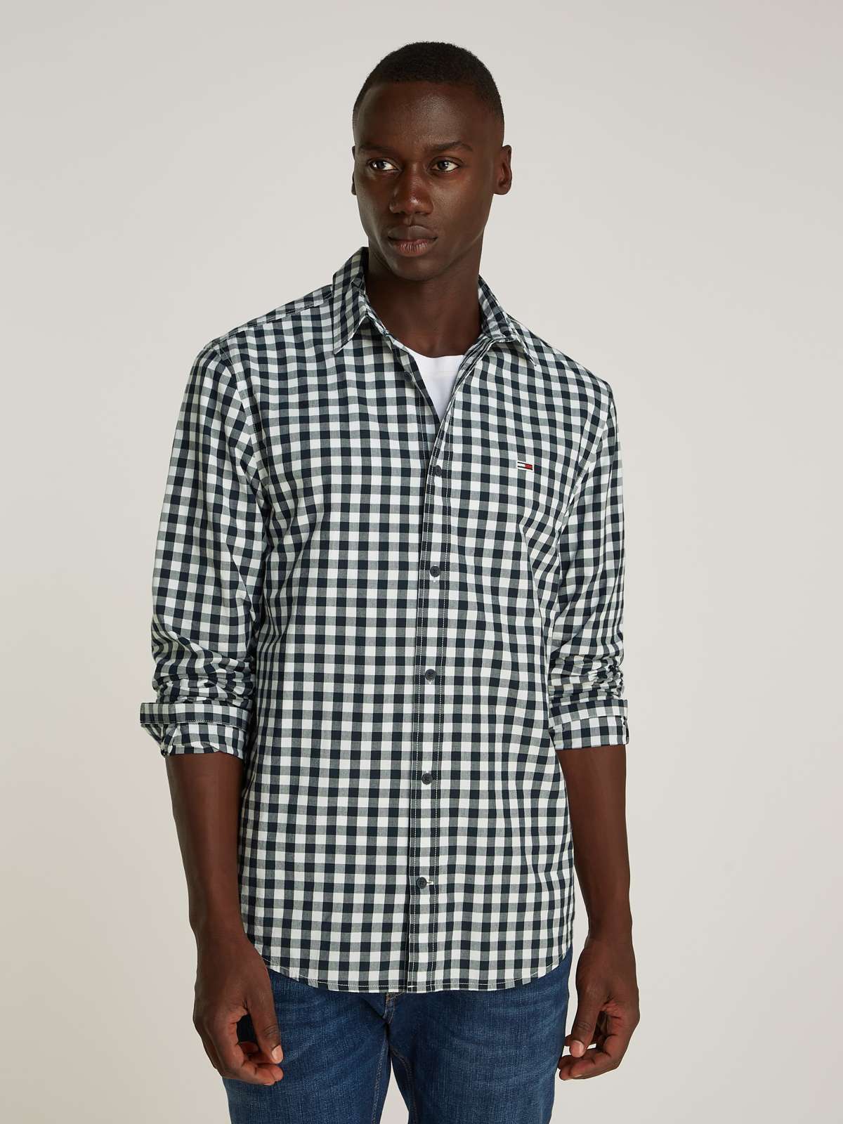 Рубашка в клетку»TJM REG POPLIN CHECK SHIRT«