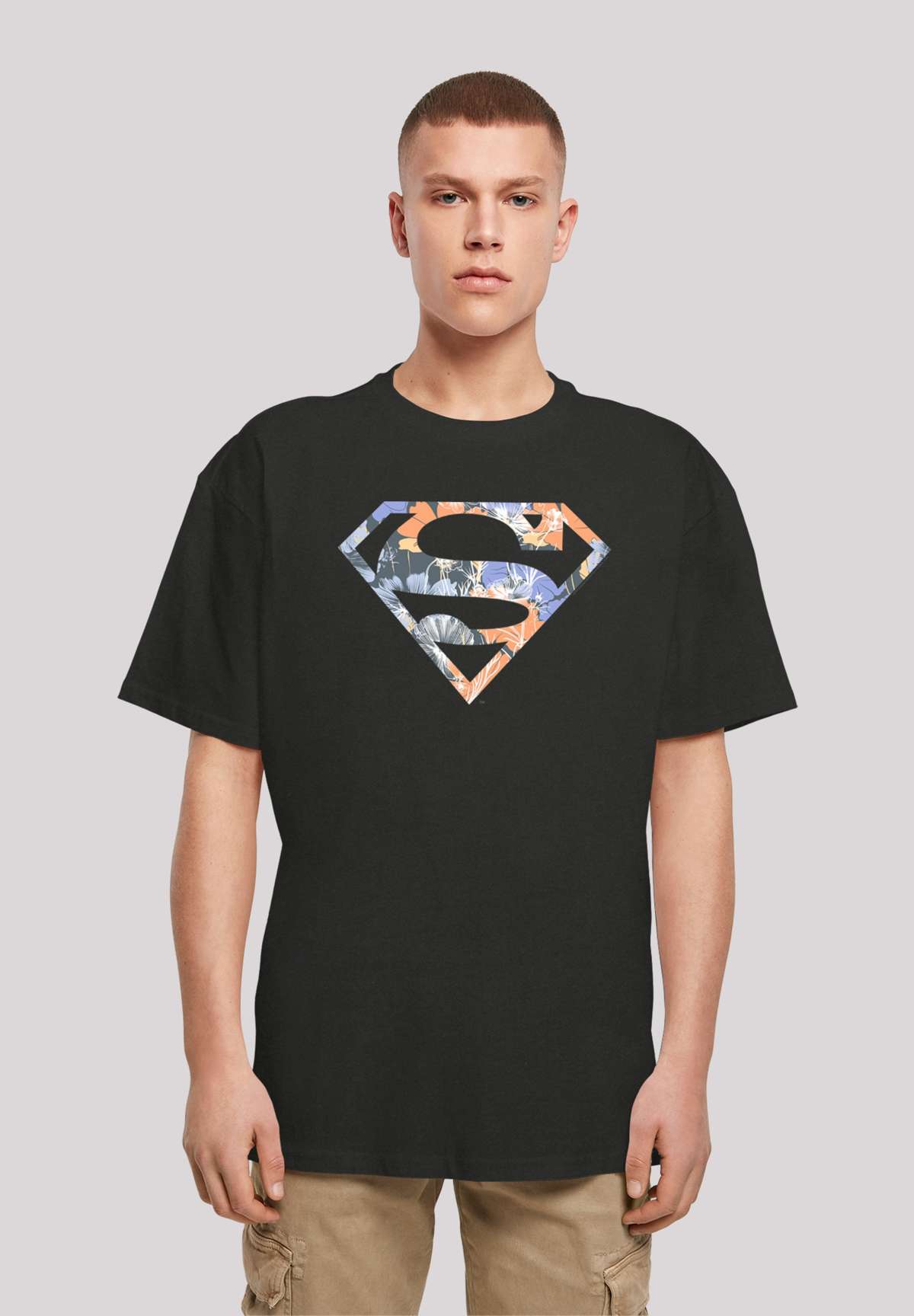 футболка Superman Superheld Floral Logo 2