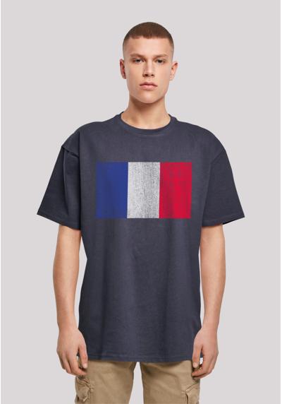 футболка»France Frankreich Flagge distressed«