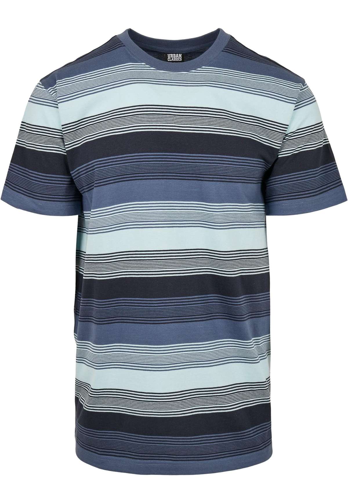 футболка»Urban Classics Herren Yarn Dyed Sunrise Stripe Tee«