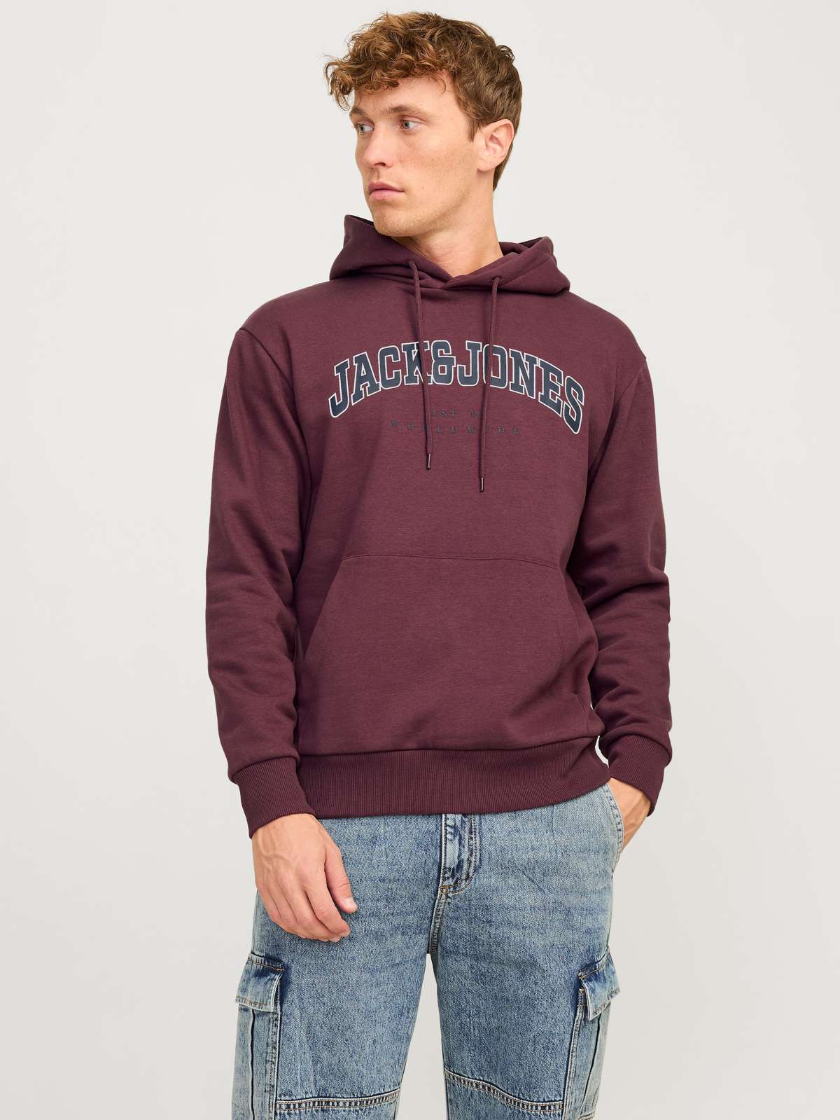 Толстовка с капюшоном»JJECALEB VARSITY SWEAT HOOD NOOS«