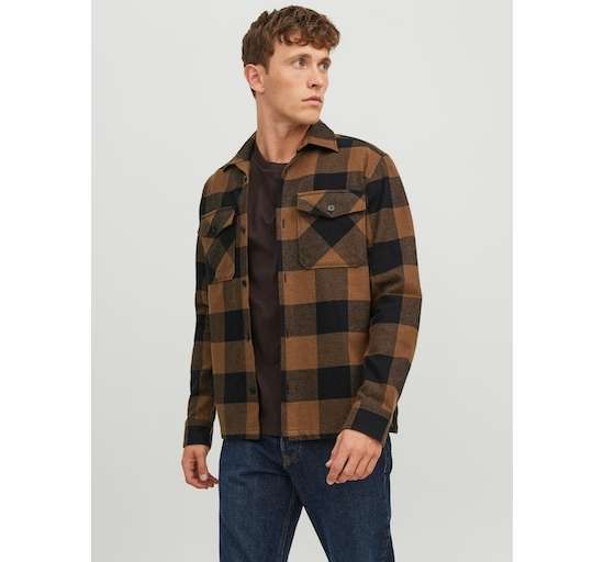 Рубашка в клетку»JPRROY CHECK OVERSHIRT L/S SN«