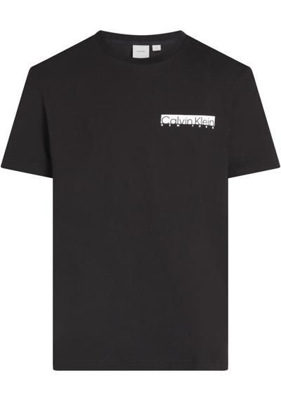 Рубашка с круглым вырезом больших размеров с логотипом BT_NY CHEST BOX LOGO T-SHIRT