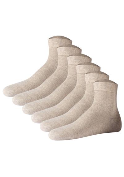 Короткие носки Socken Unisex premium essential organic cotton Quarter 6p 6er Pack