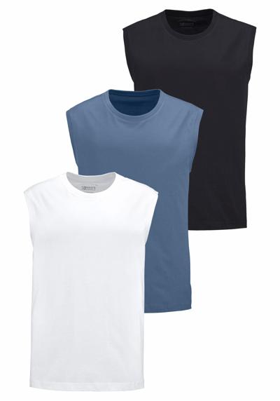 Рубашка Muscle, (упаковка, 3 шт., в упаковке 3 шт.), из чистого хлопка.