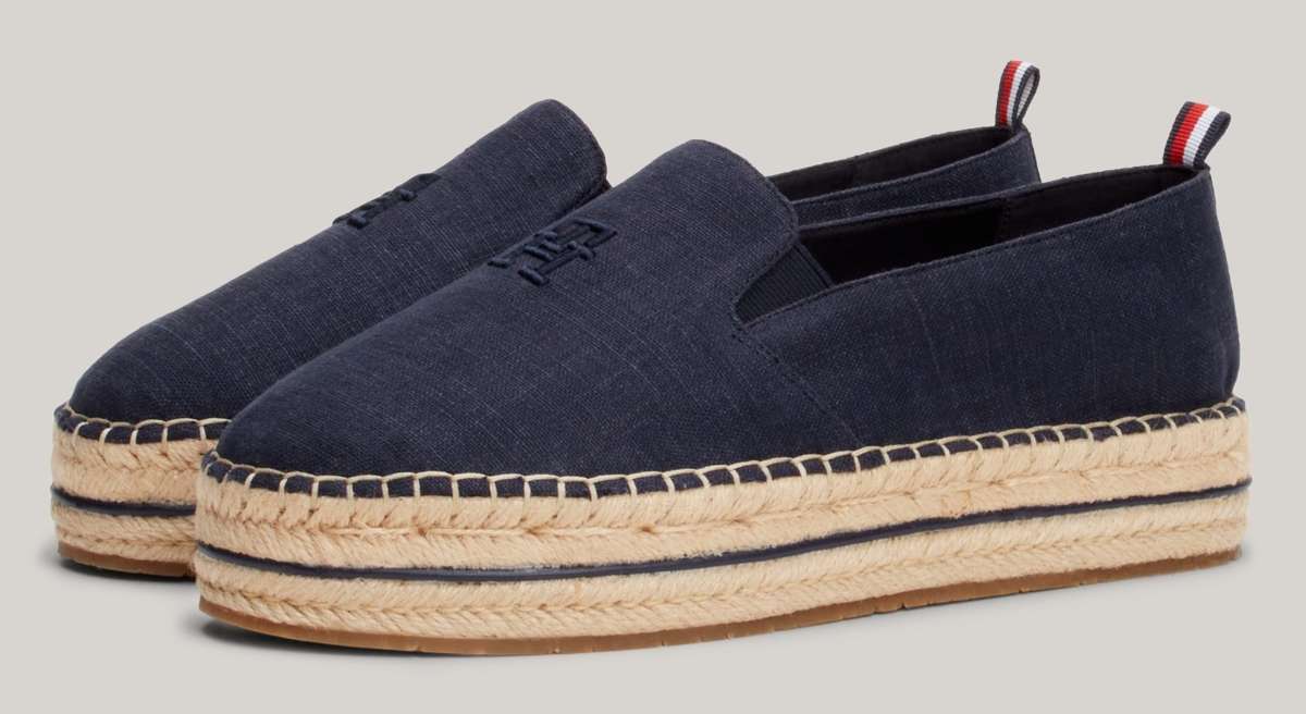 Эспадрилья»TH EMBROIDERED CANVAS FLATFORM«