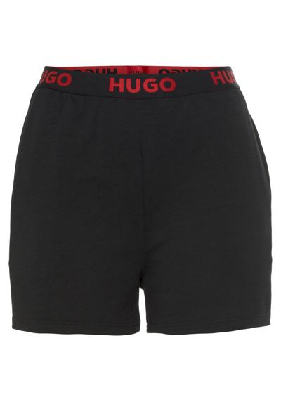 Спортивные шорты с эластичным поясом с логотипом Hugo.