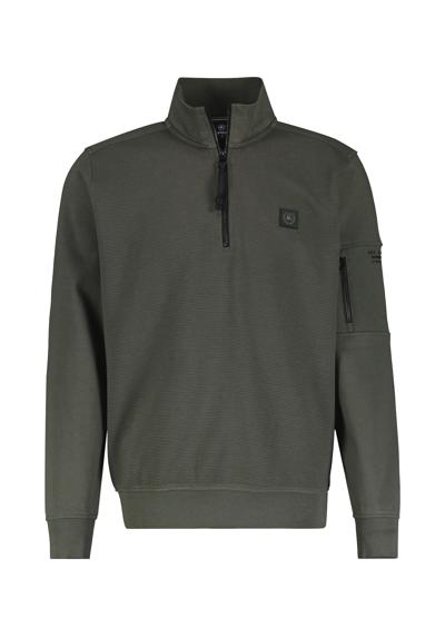 толстовка LERROS Herren Sweatshirt mit Troyerkragen