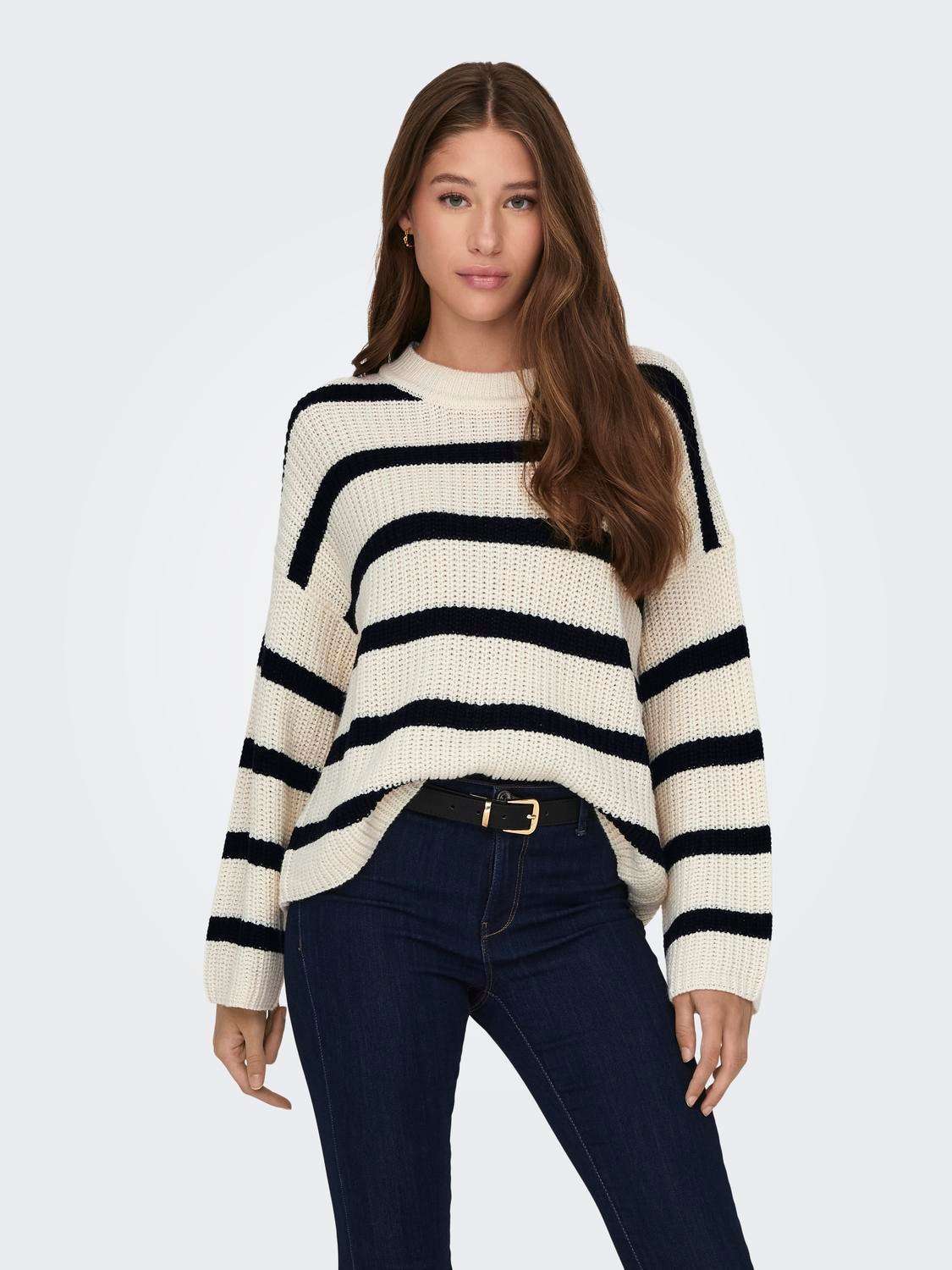 Вязаный свитер JUSTY L/S STRIPE PULLOVER KNT NOOS