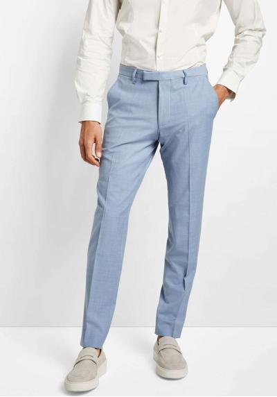 Костюмные брюки с окантованными карманами сзади.