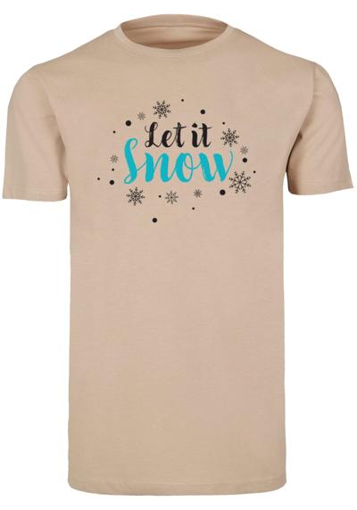 футболка»Herren Let it snow T-Shirt Round Neck«