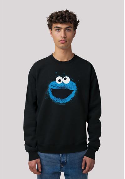 толстовка»Sesamstra?e Cookie Monster Watercolor«