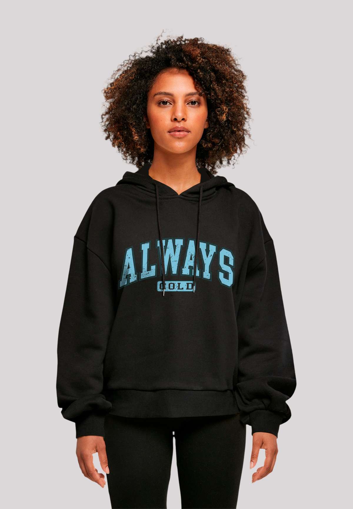 Толстовка с капюшоном »Always Cold Collegiate Cozy Winter«