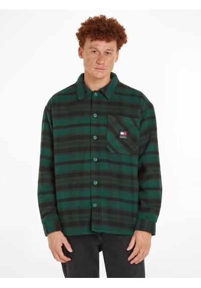 Флисовая рубашка с полосатым узором»TJM FLEECE LINED CHECK SHIRT EXT«