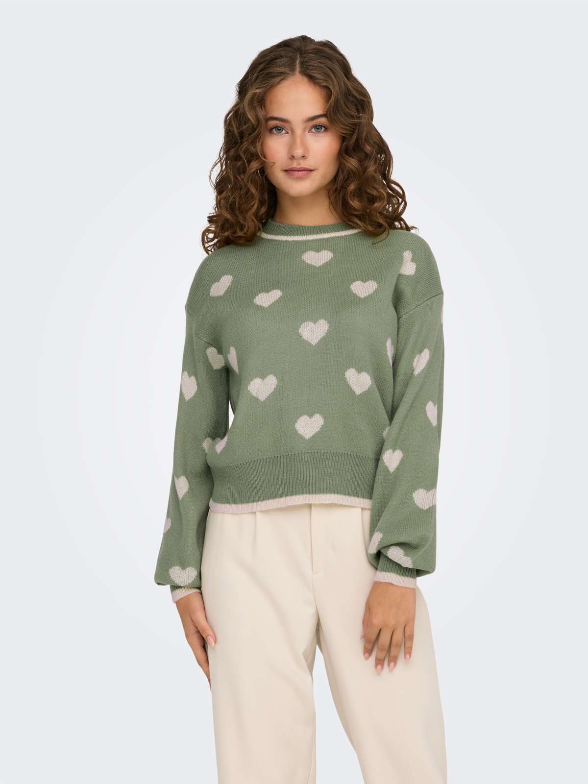 Свитер с круглым вырезом ROMANCE L/S JACQ. PULLOVER KNT NOOS