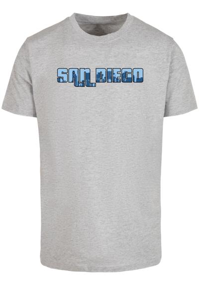 футболка»Herren Grand San Diego Skyline T-Shirt Round Neck«