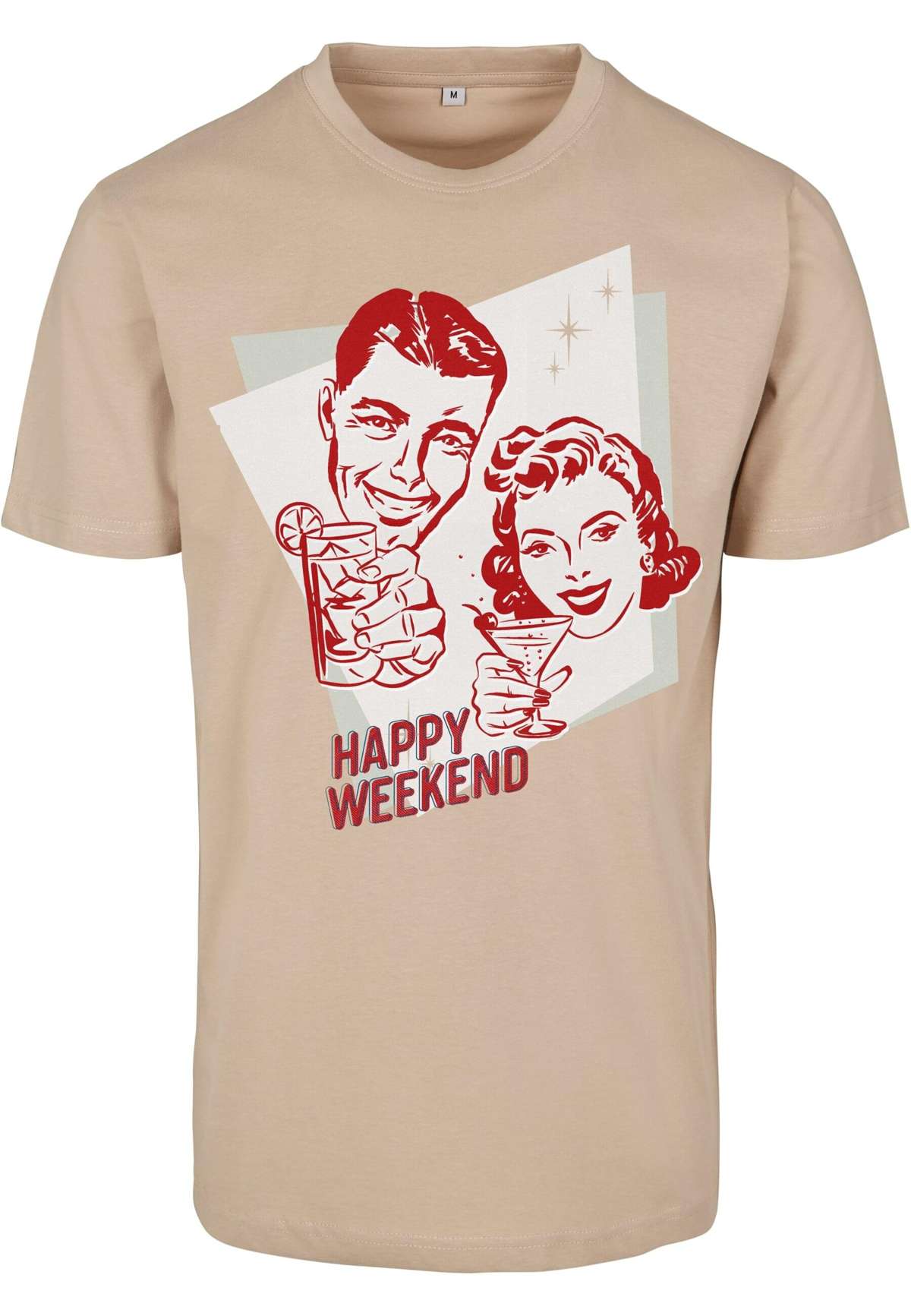 Рубашка с коротким рукавом »Damen Ladies Happy Weekend Tee«