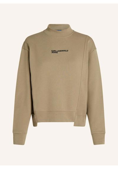 ASYMMETRISCHES SWEATSHIRT MIT STEHKRAGEN