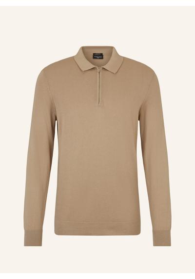 Кофта-поло LANGARM-POLOSHIRT VINCENT, SCHWARZ