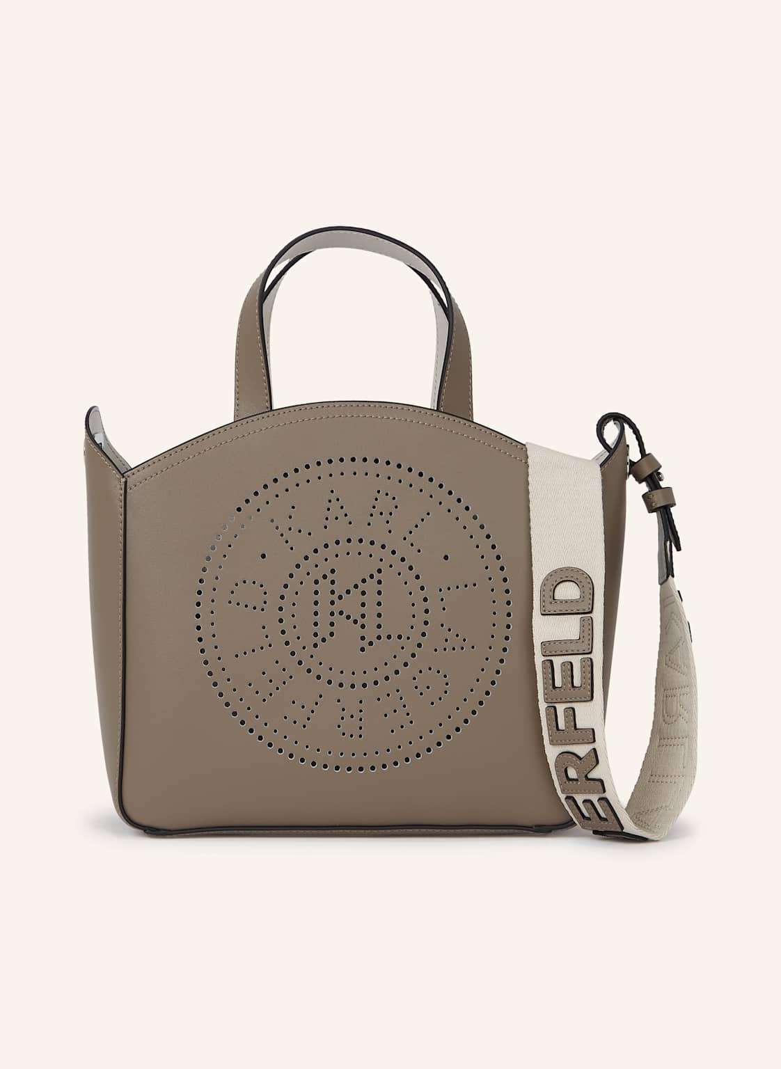 K/CIRCLE KLEINE TOTE-BAG MIT LOCHMUSTER KLEINE TOTE-BAG