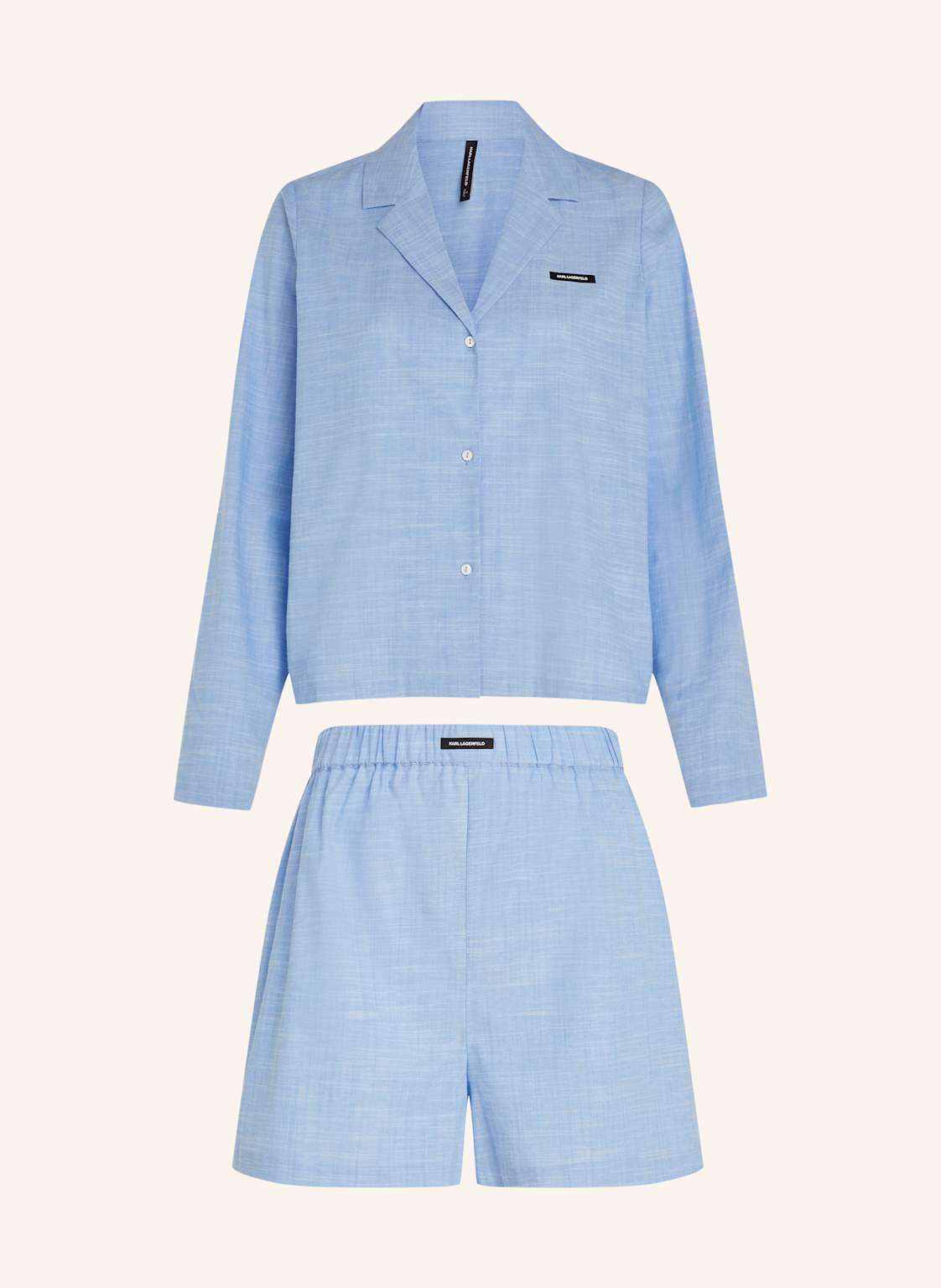 KARL LOGO PAJAMA SHORTS SET