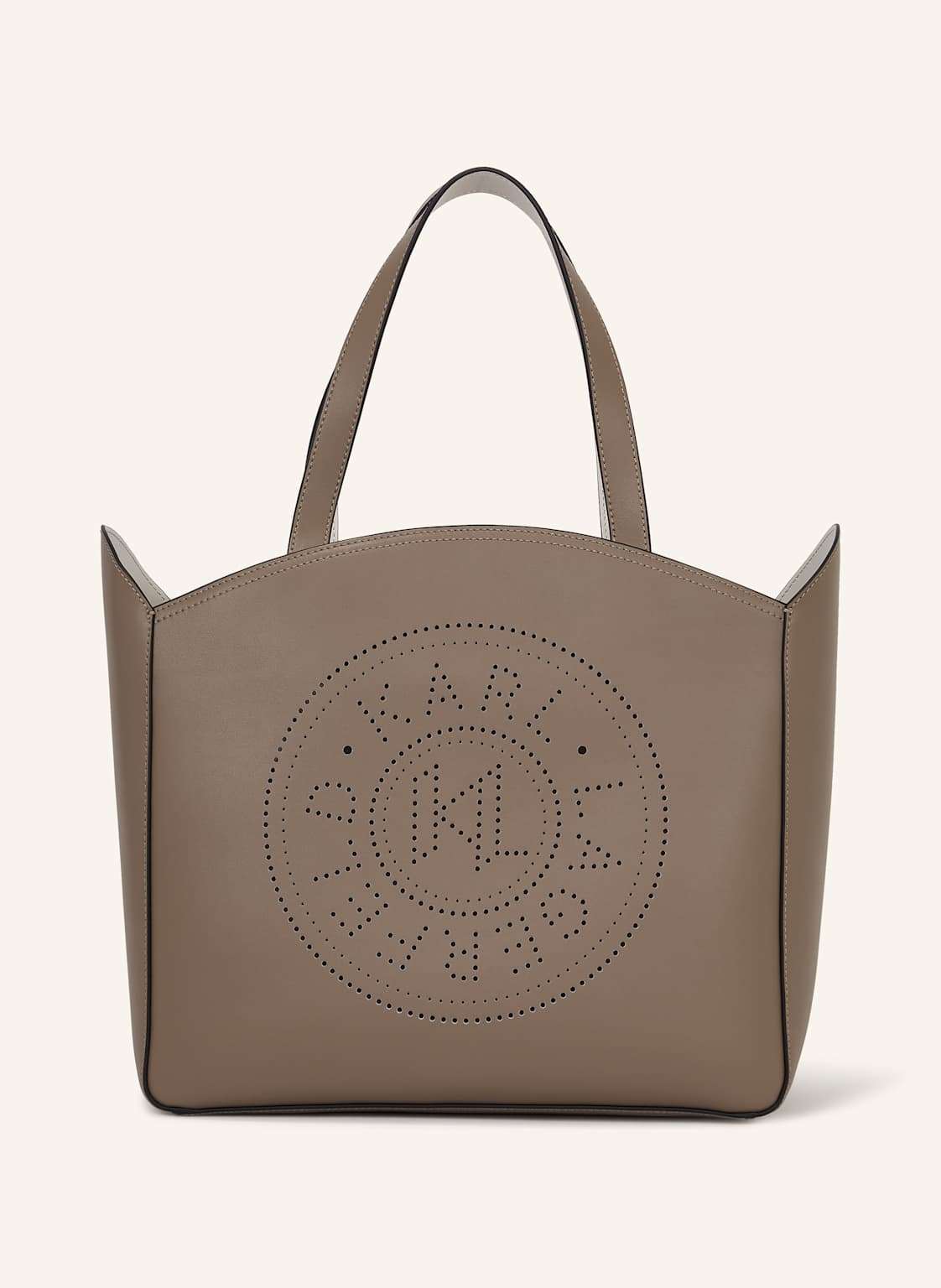 K/CIRCLE GROSSE TOTE-BAG MIT LOCHMUSTER GROSSE TOTE-BAG