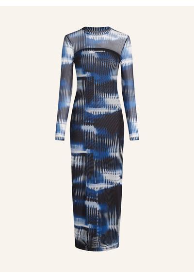 Платье с принтом глич NETZKLEID MIT GLITCH-PRINT