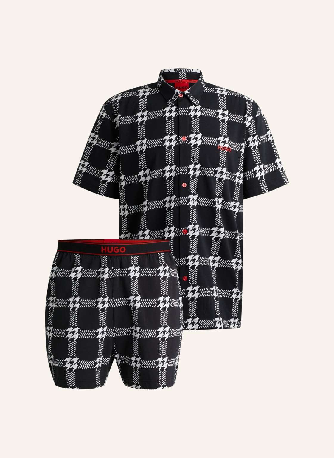 Пижама HOUNDSTOOTH PJ SHORT