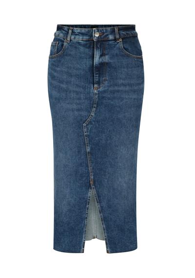 Юбка из ткани C_DENIM SKIRT, устойчивая к миди