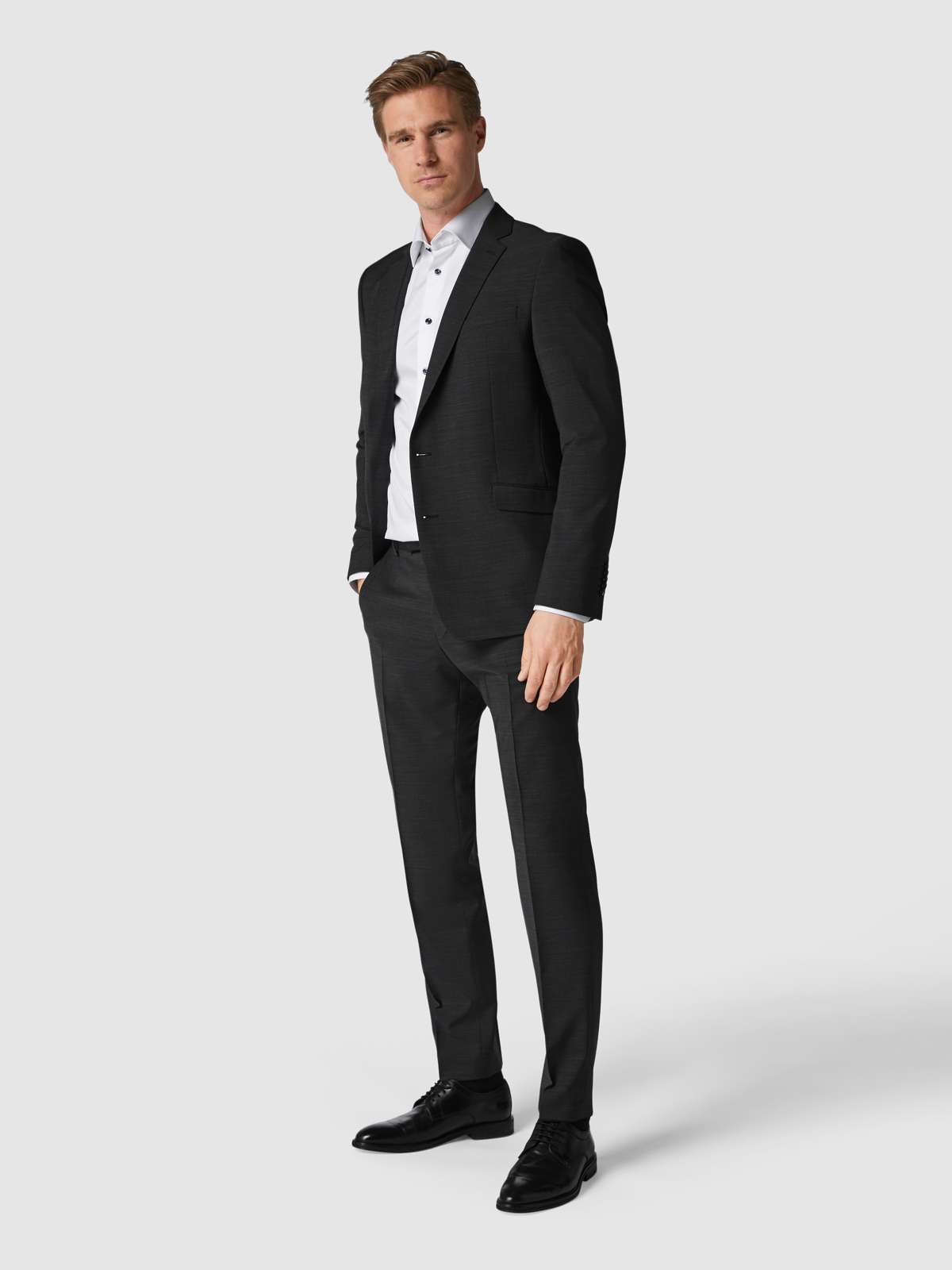 Slim Fit 2-Knopf-Sakko mit Stretch-Anteil 'Flex Cross'