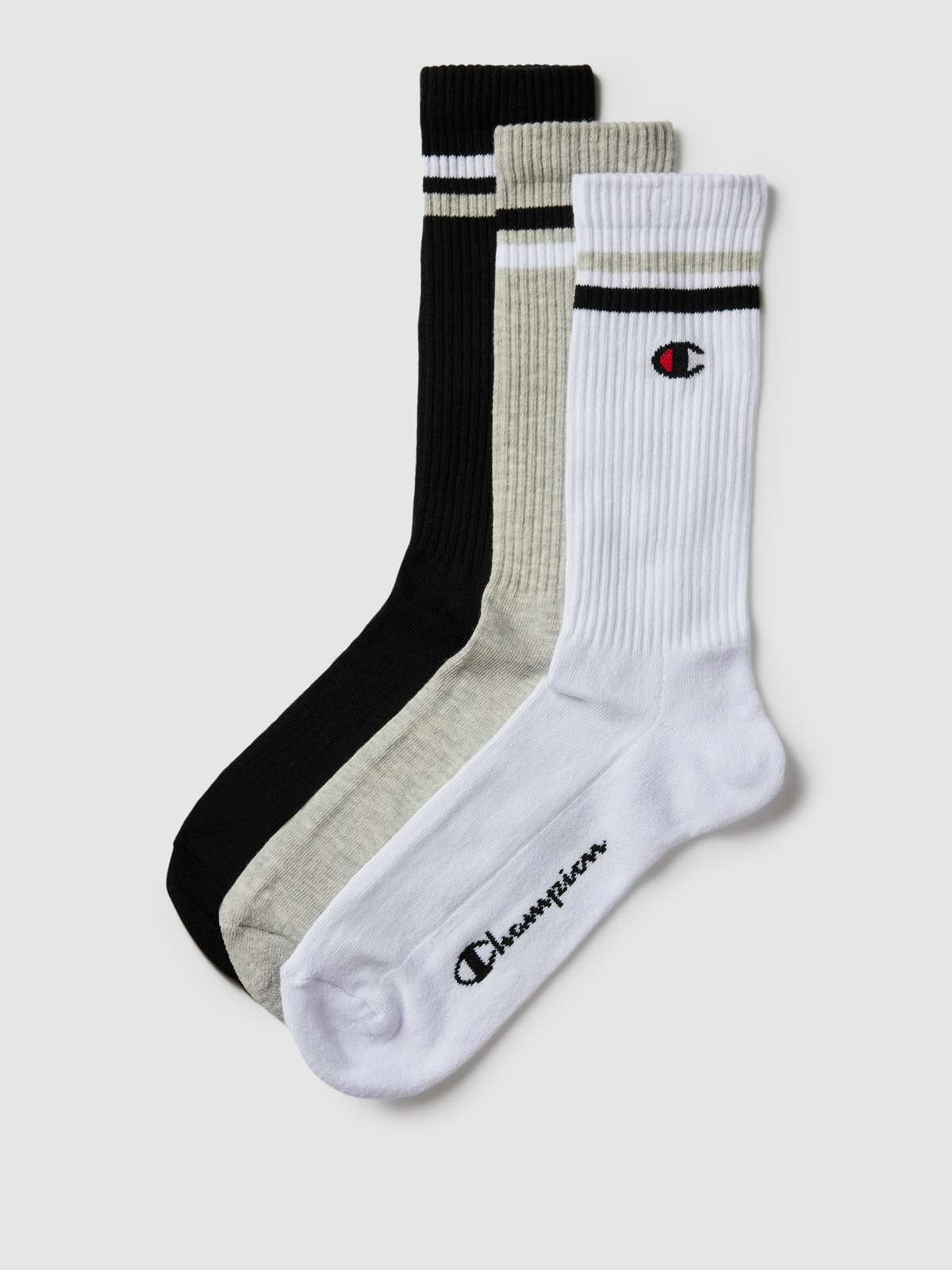 Носки с контрастными полосками, в упаковке 3 шт Crew Socks