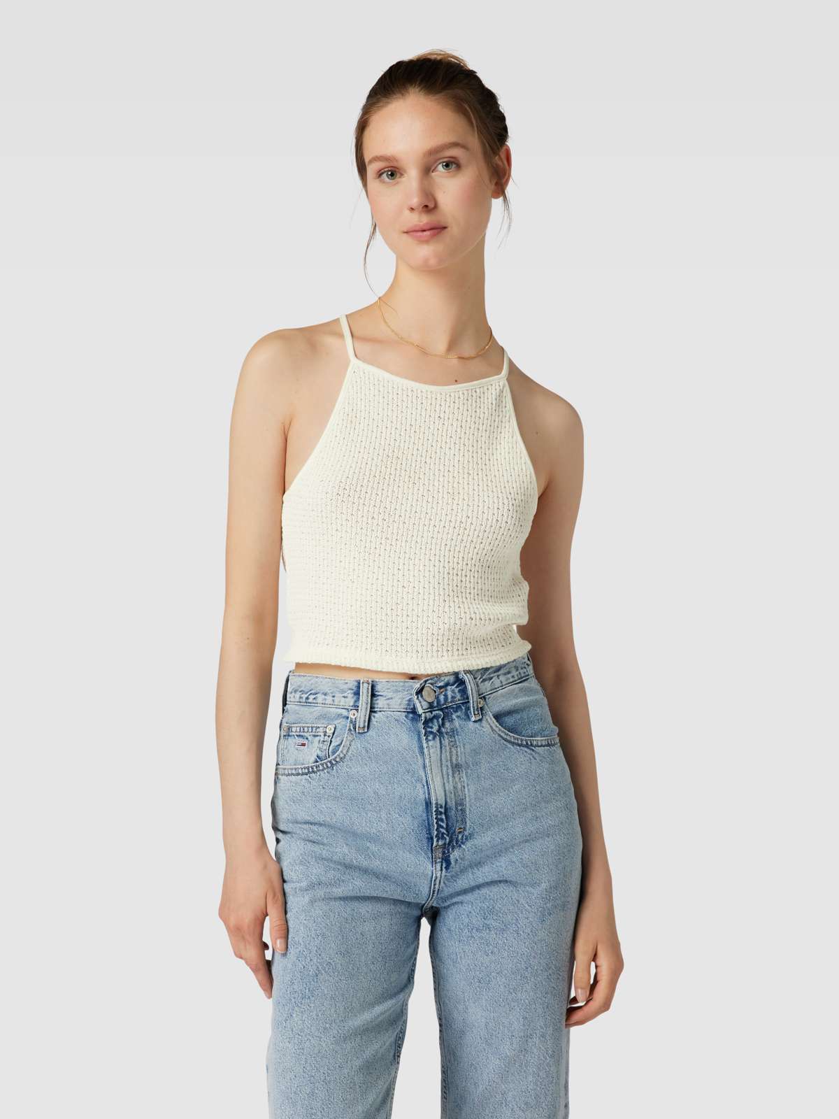 Crop Top mit Spaghettiträgern